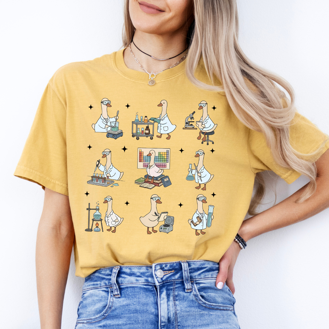 Camiseta "Pato Tonto" de Química