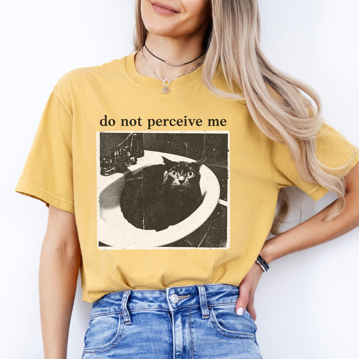 T-shirt « Ne me percevez pas »