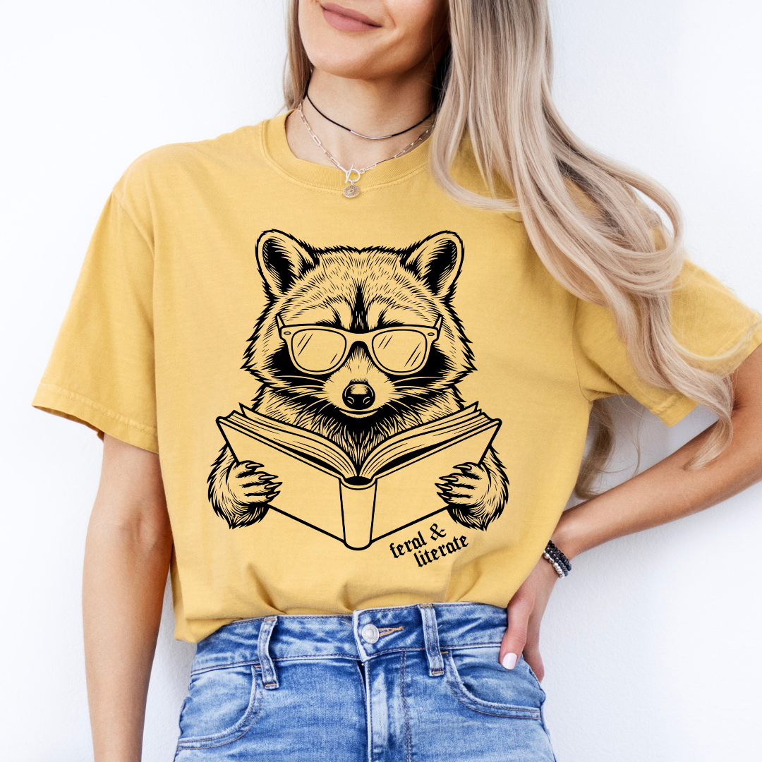 Feral & Literate Roccoon Tee