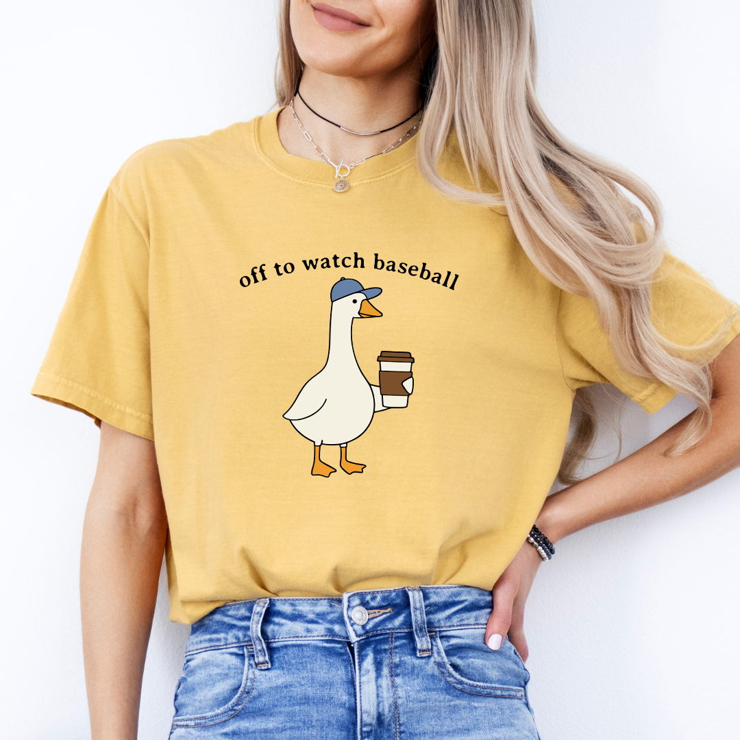 Off To Watch Baseball Tee