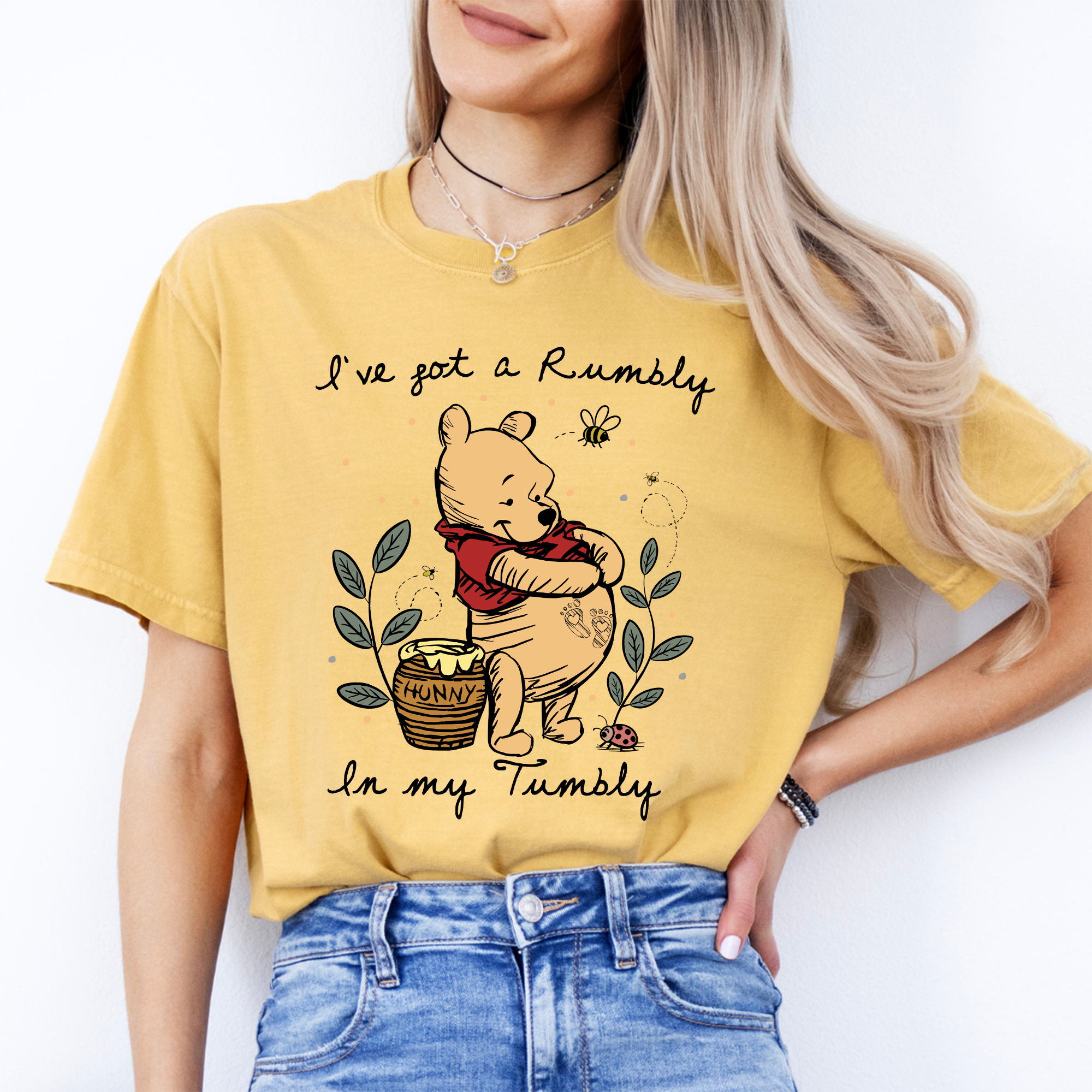 Camiseta de revelación del embarazo «I've Got Rumbly In My Tumbly»