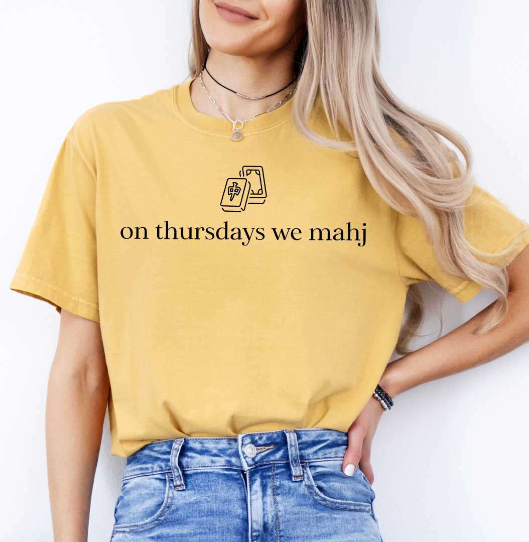 On Thursdays We Mahj Tee