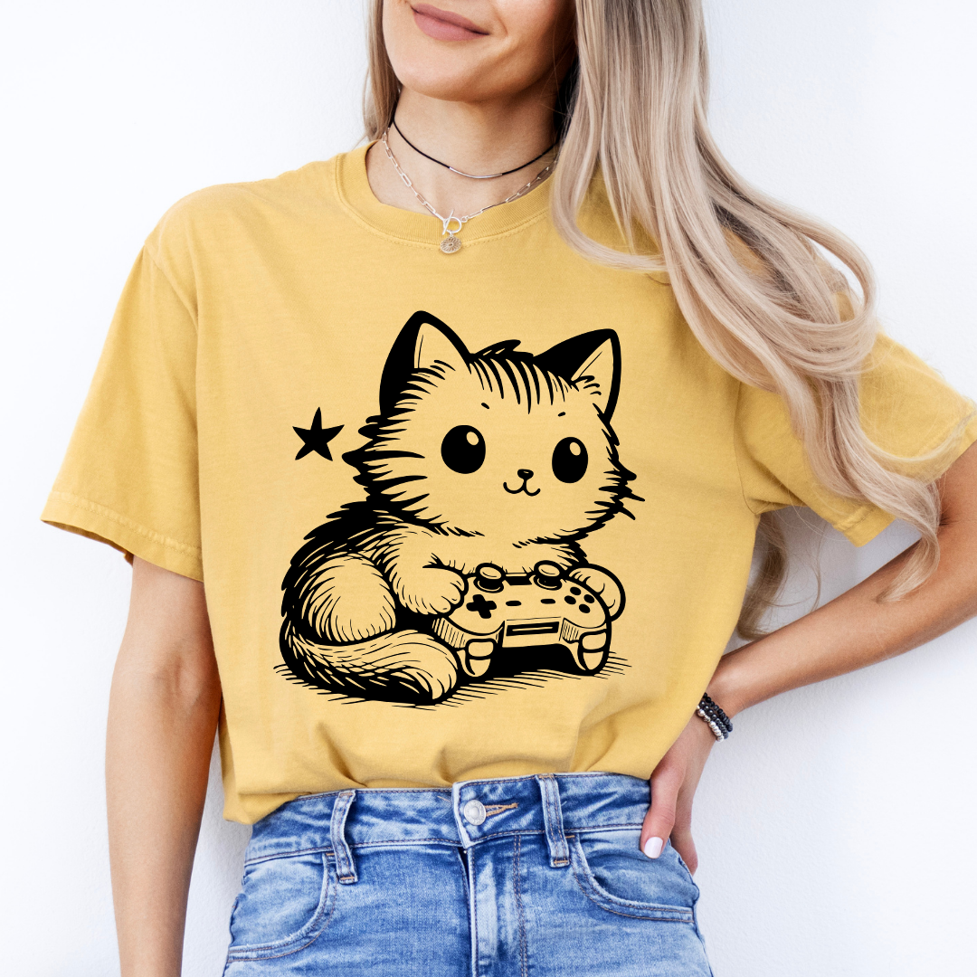 Gamer Cat Tee