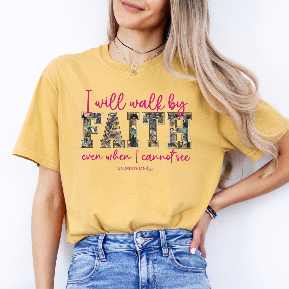 T-Shirt „Ich werde im Glauben wandeln“