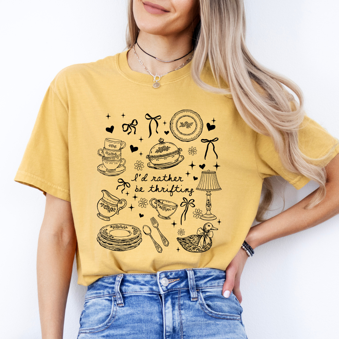 I'd Rather Be Thirifting Tee