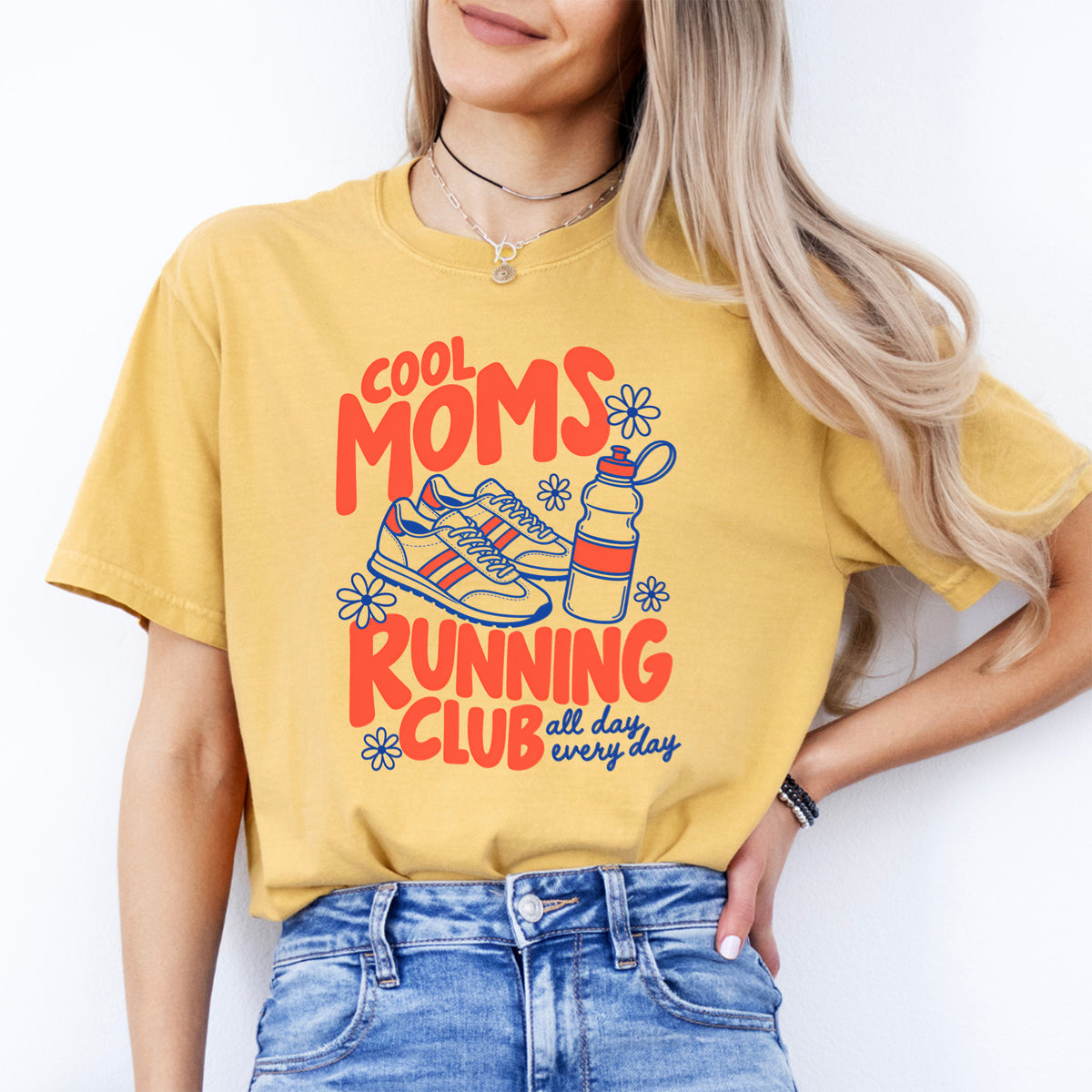 T-shirt du club de course des mamans cool
