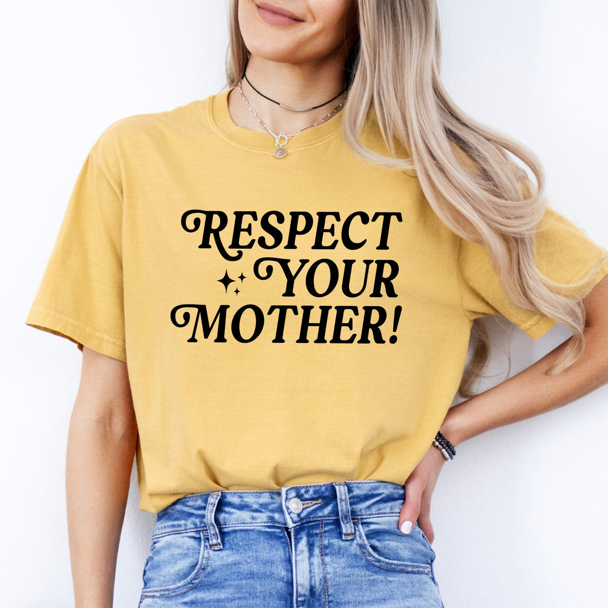 Camiseta «Respeta a tu madre»