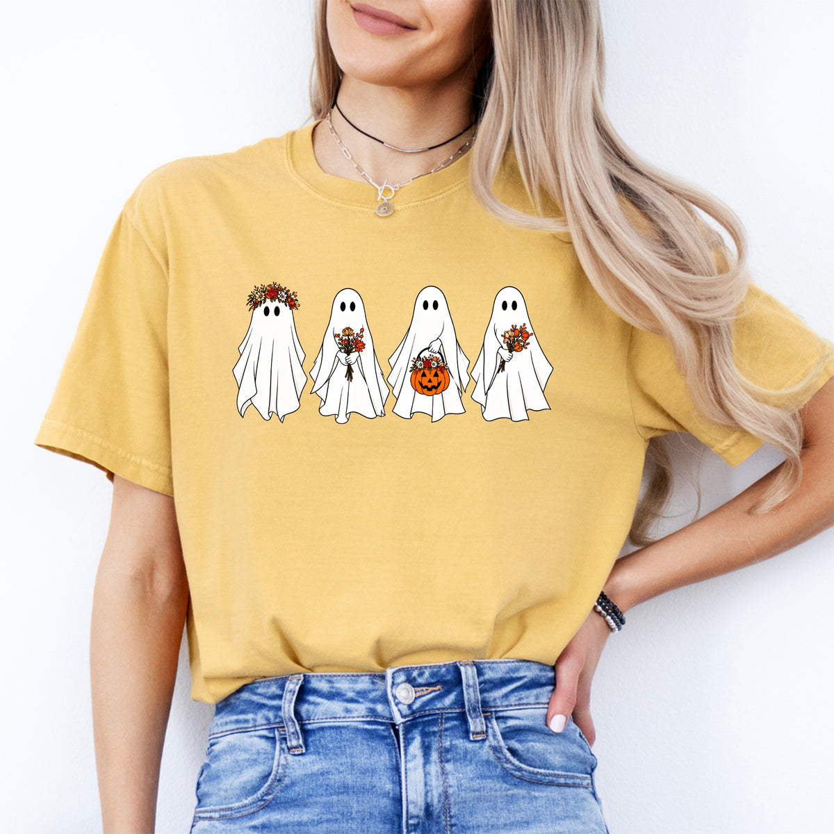 Camiseta Floral Ghost