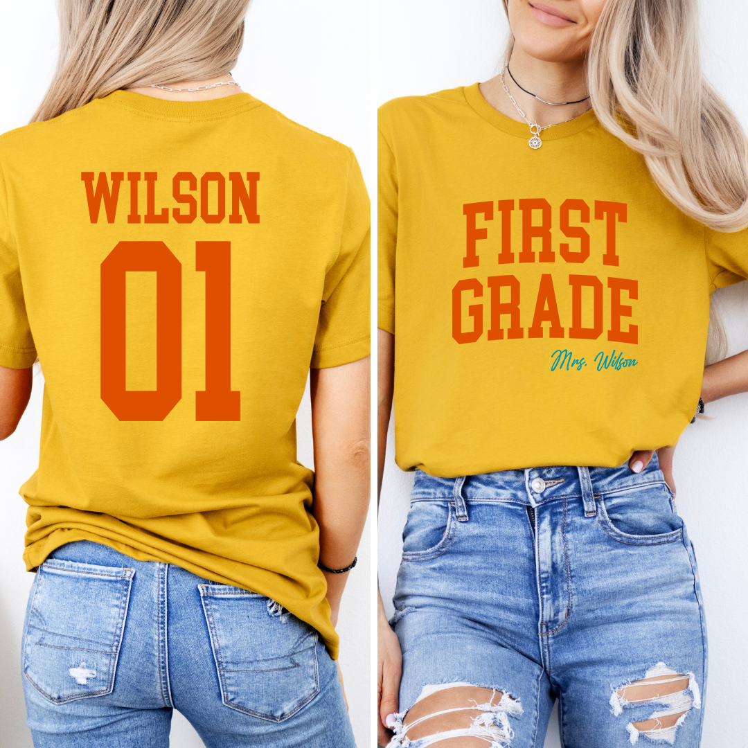 Personalized Name Number Tee