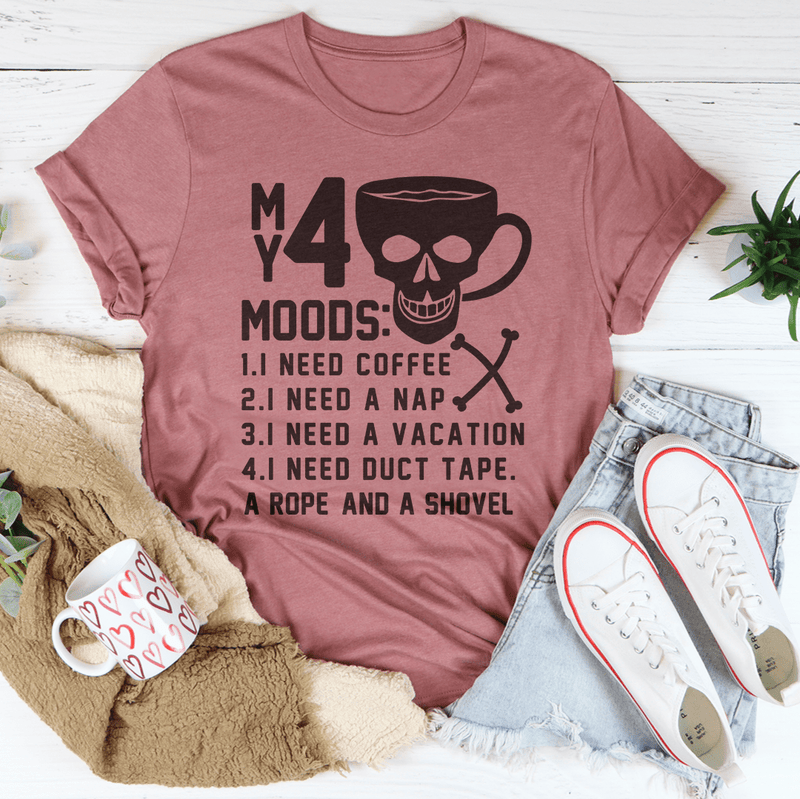 My 4 Moods Tee Mauve / S Peachy Sunday T-Shirt
