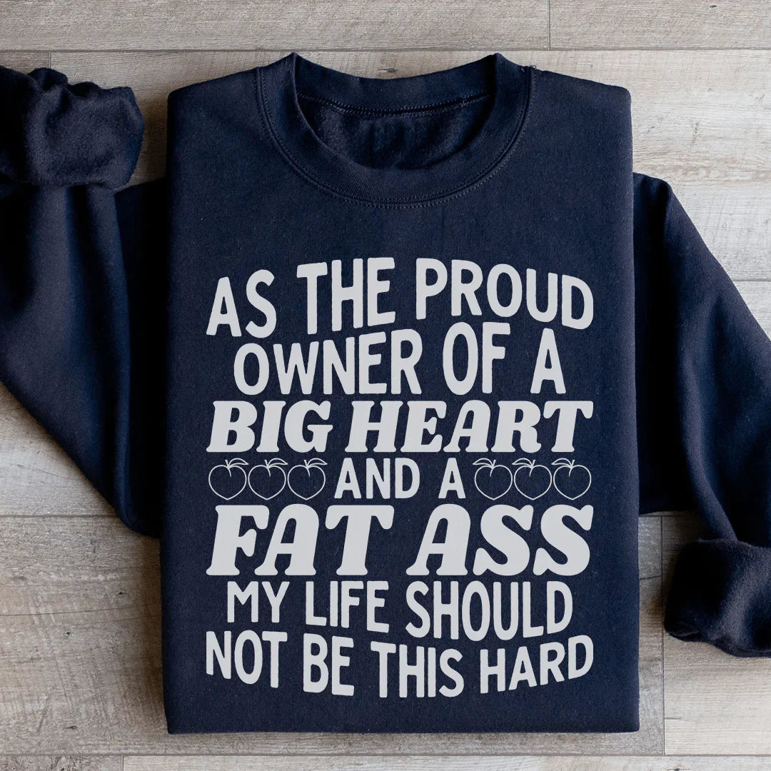 My Life Should Not Be This Hard Sweatshirt Black / S Peachy Sunday T-Shirt