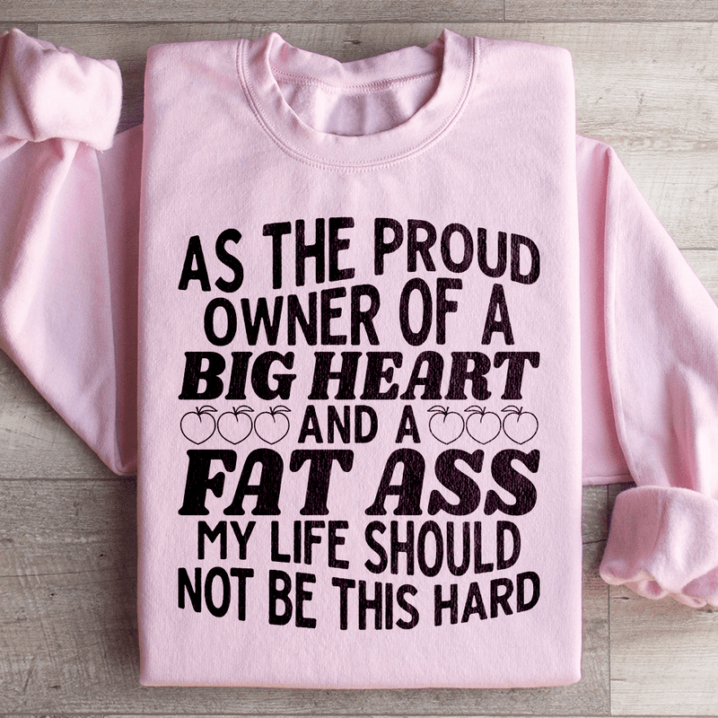 My Life Should Not Be This Hard Sweatshirt Light Pink / S Peachy Sunday T-Shirt