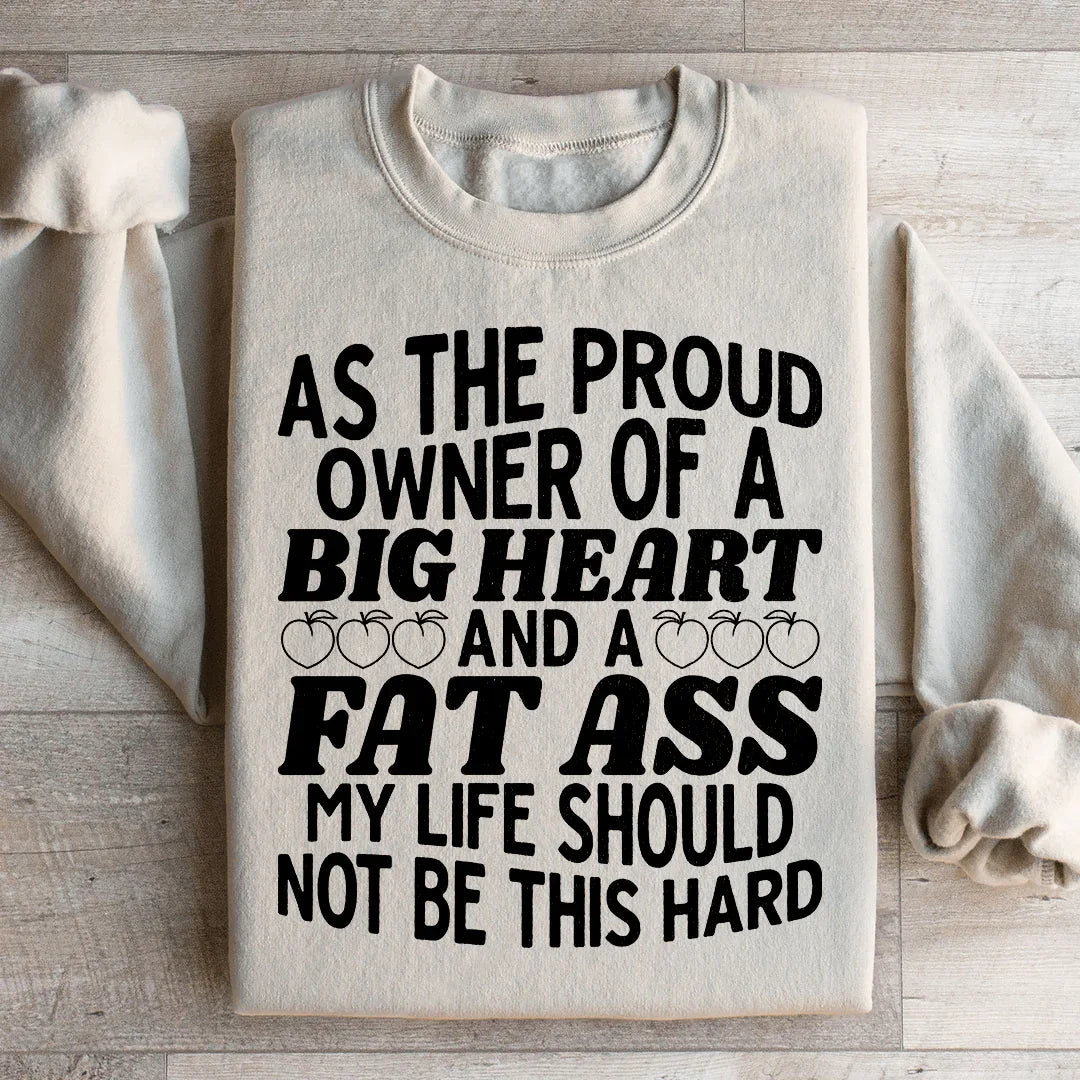 My Life Should Not Be This Hard Sweatshirt Sand / S Peachy Sunday T-Shirt