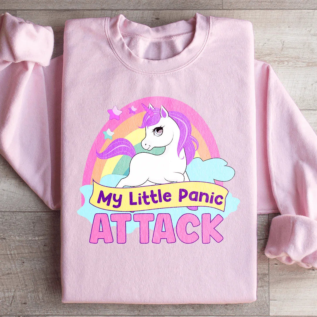 My Little Panic Attack Sweatshirt Light Pink / S Peachy Sunday T-Shirt