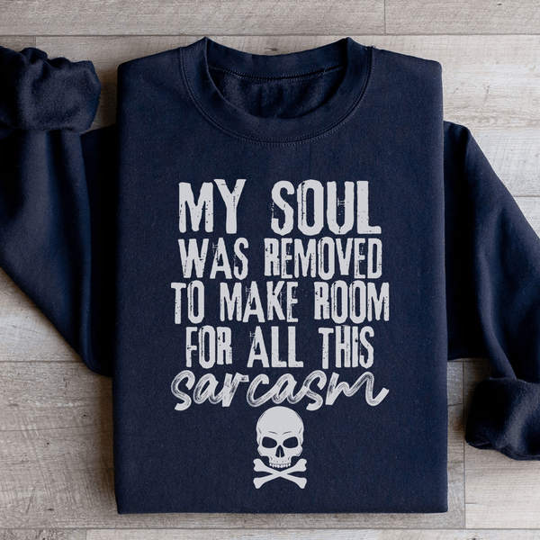 My Soul Was Removed Sweatshirt Black / S Peachy Sunday T-Shirt