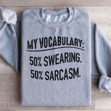 My Vocabulary Sweatshirt Sport Grey / S Peachy Sunday T-Shirt