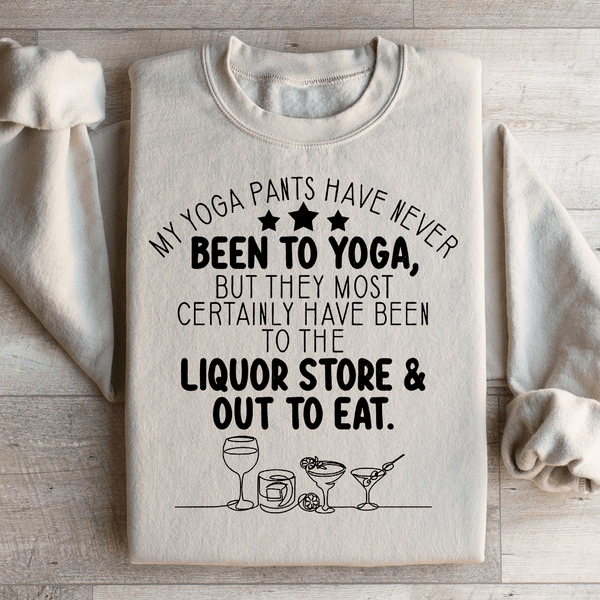 My Yoga Pants Sweatshirt Sand / S Peachy Sunday T-Shirt