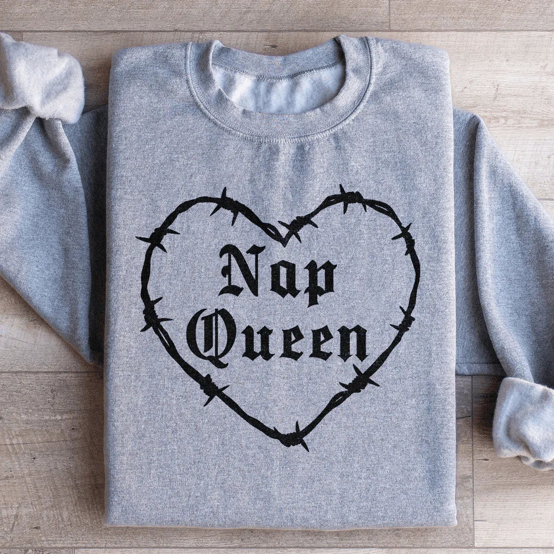 Nap Queen Sweatshirt Sport Grey / S Peachy Sunday T-Shirt