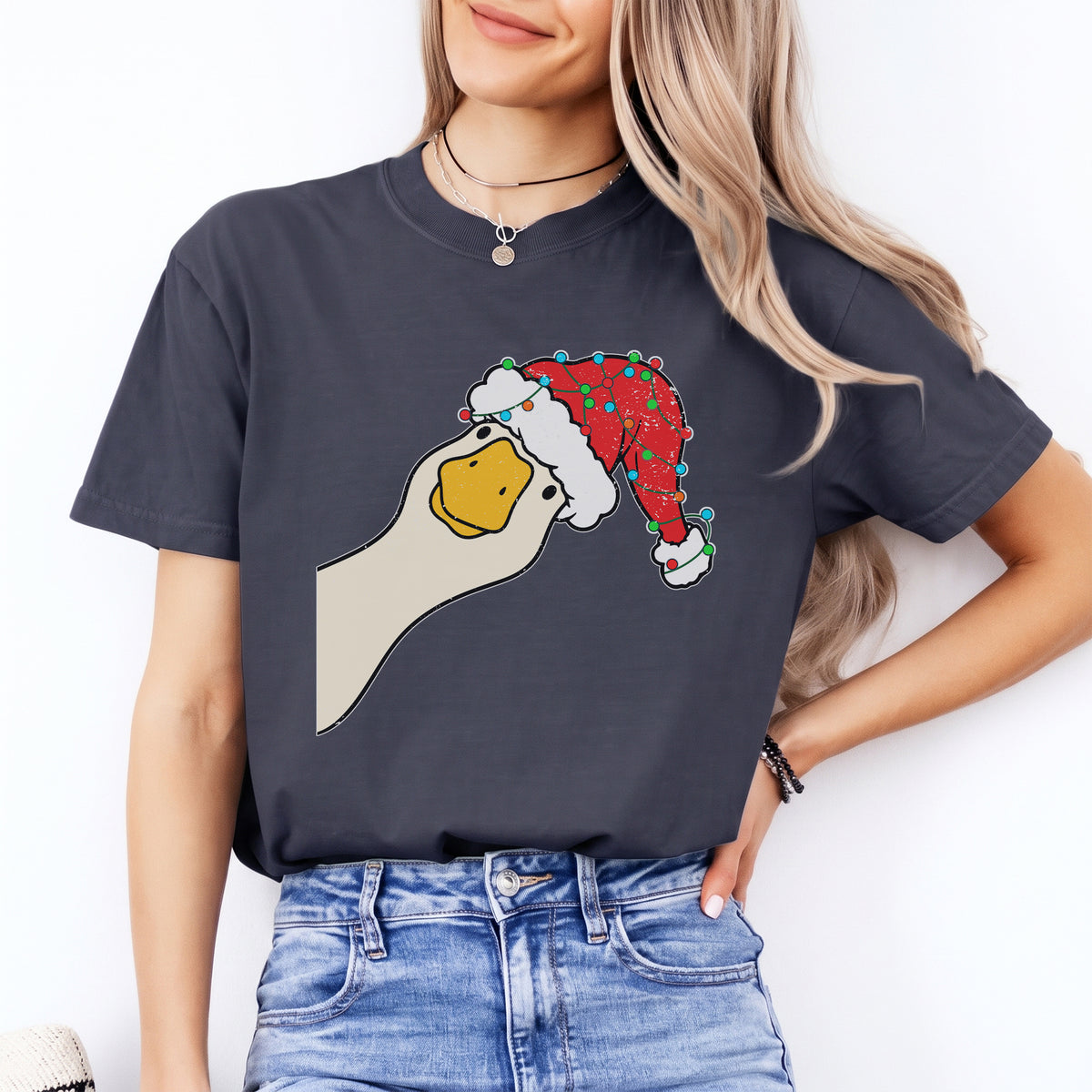 Funny Christmas Goose Tee