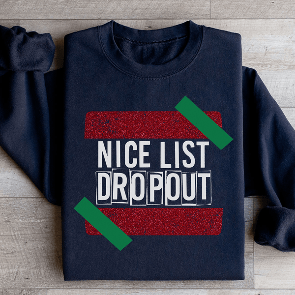 Nice List Dropout Sweatshirt Black / S Peachy Sunday T-Shirt