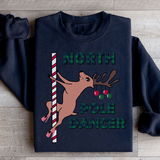 North Pole Dancer Sweatshirt Black / S Peachy Sunday T-Shirt