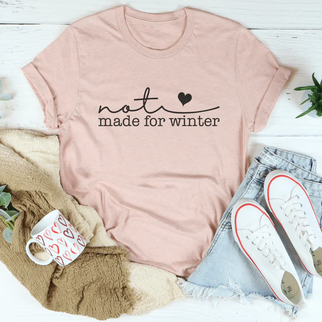 Not Made For Winter Tee Heather Prism Peach / S Peachy Sunday T-Shirt