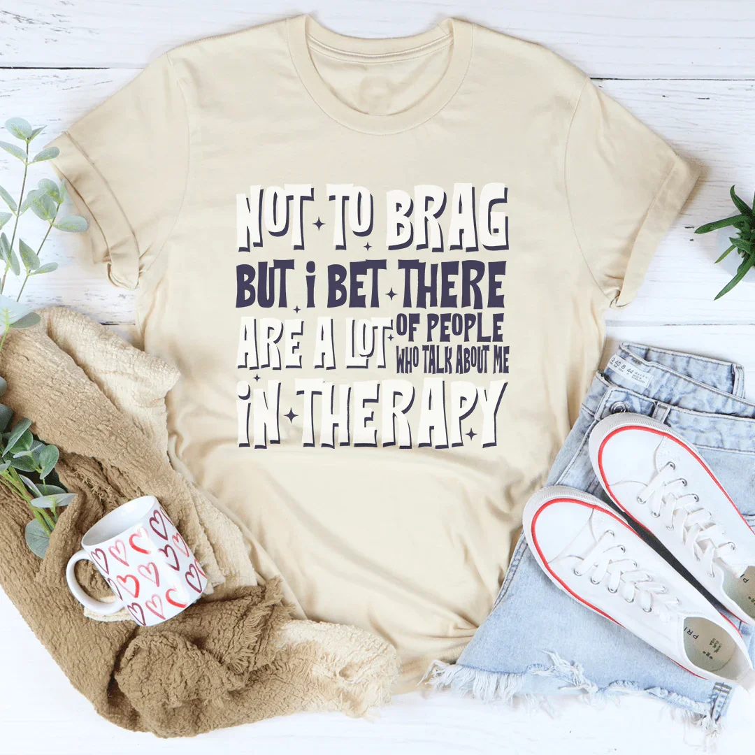 Not To Brag But Bet There Are A Lot Of People Tee Soft Cream / S Peachy Sunday T-Shirt