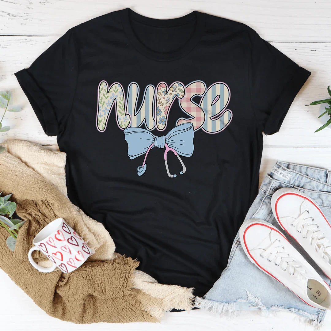 Nurse Tee Black Heather / S Peachy Sunday T-Shirt