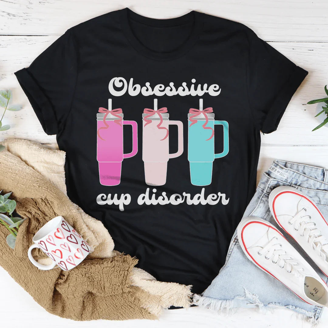 Obsessive Cup Disorder Tee Black Heather / S Peachy Sunday T-Shirt