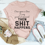 Once Upon A Time I Was Sweet & Innocent Tee Heather Prism Peach / S Peachy Sunday T-Shirt