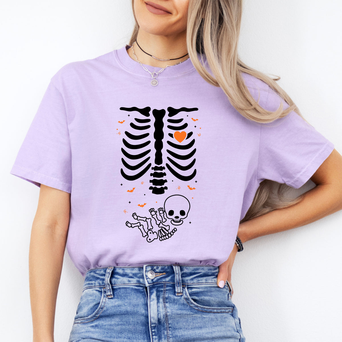 Skelett-Halloween-Umstands-T-Shirt