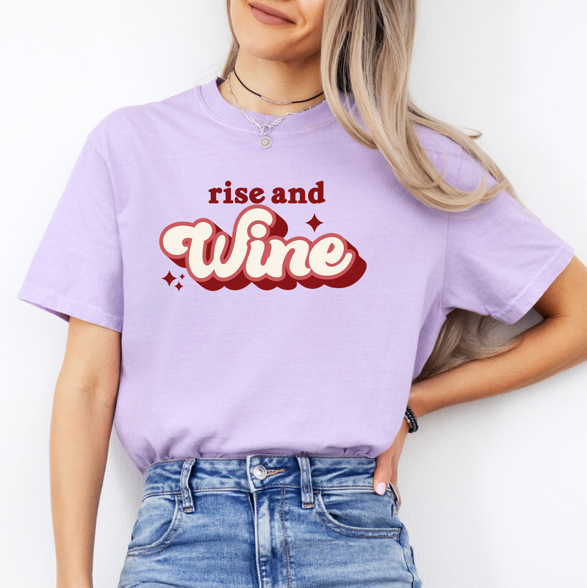 Camiseta personalizada para fiesta de cumpleaños con vino