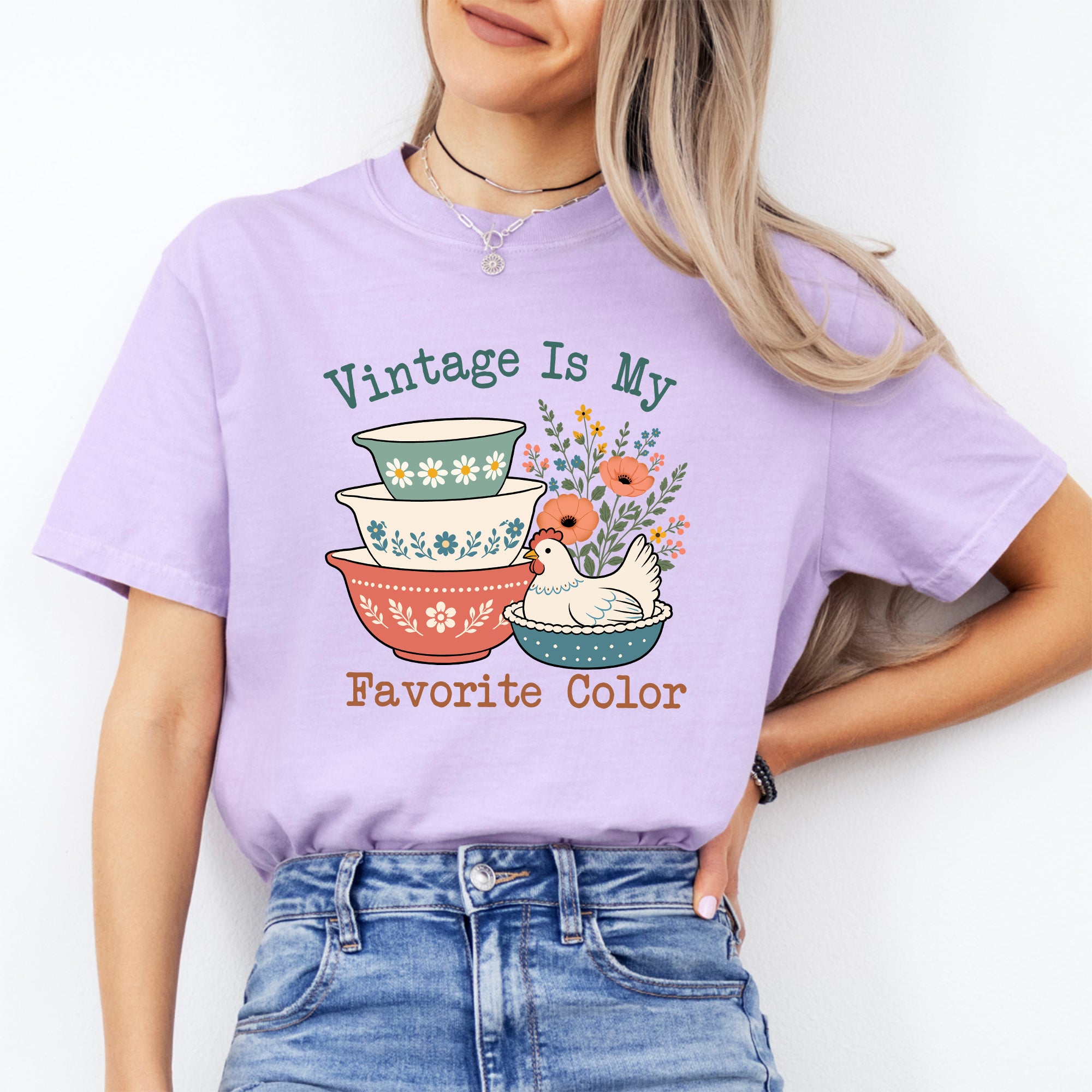 Vintage ist meine Lieblingsfarbe – T-Shirt