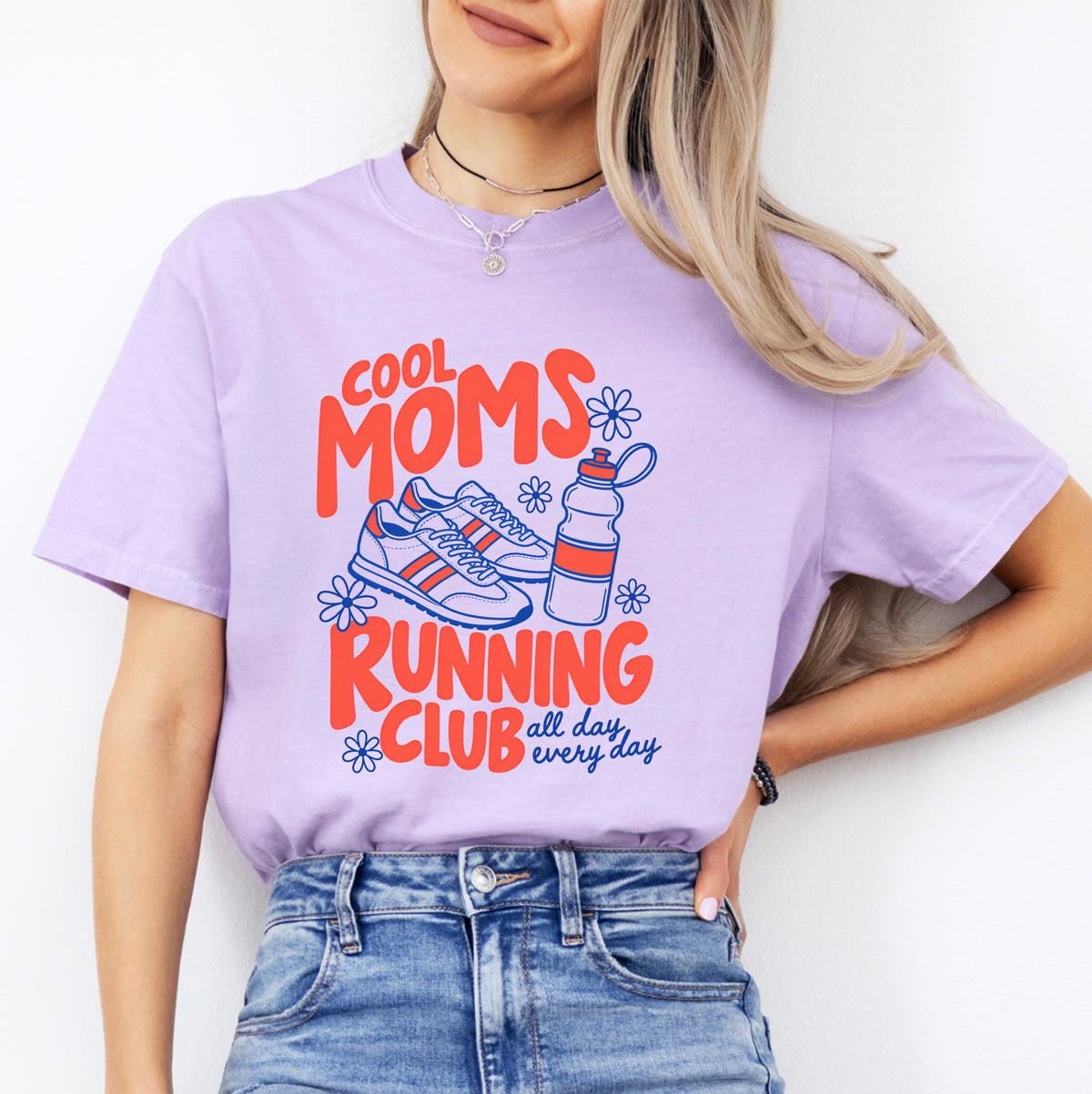 T-shirt du club de course des mamans cool