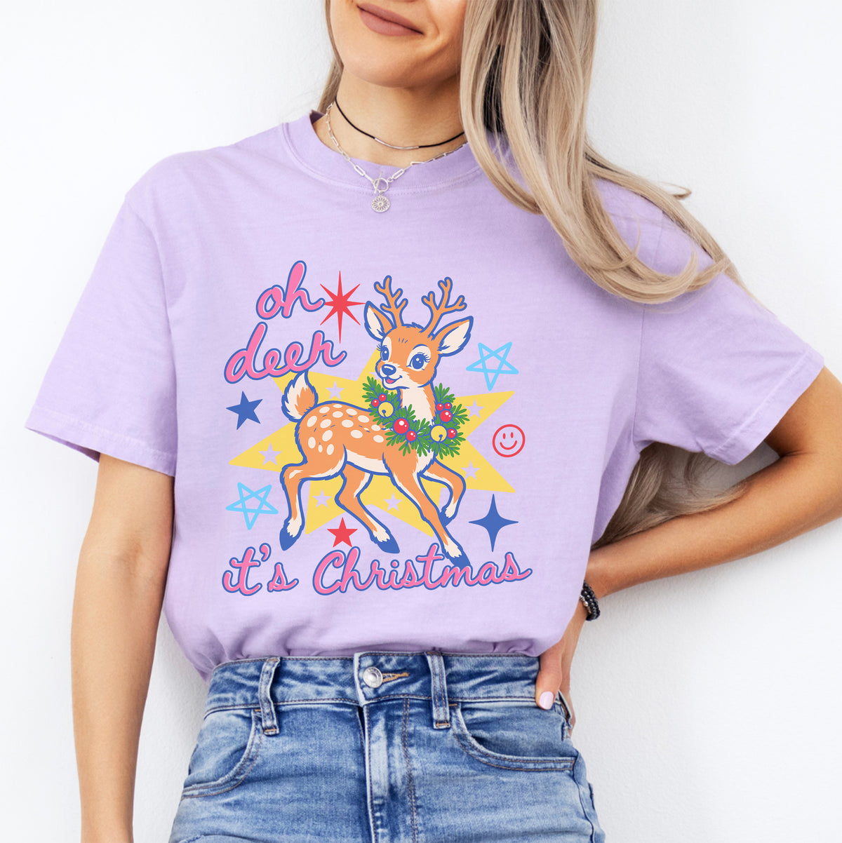 Oh Deer It's Christmas Tee