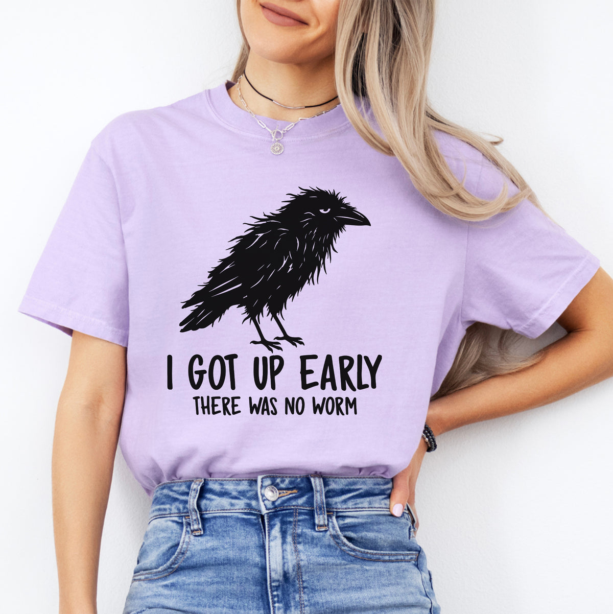 I Got Up  Early There Was No Worm Tee