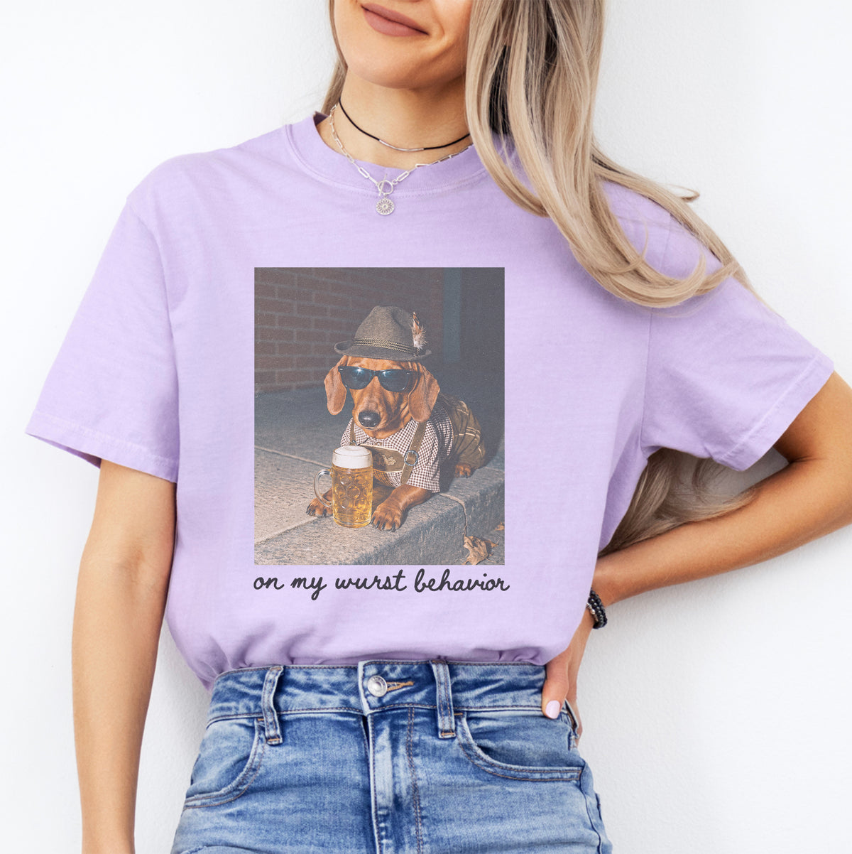 T-shirt personnalisé avec photo de chien pour l’Oktoberfest