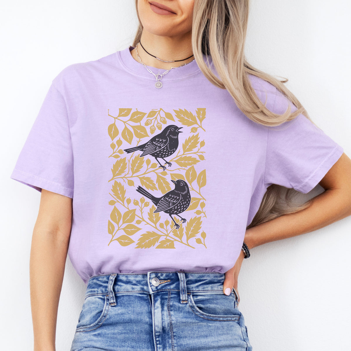 T-shirt graphique Vintage Songbird