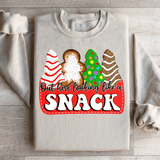 Out Here Looking Like A Snack Christmas Sweatshirt Sand / S Peachy Sunday T-Shirt