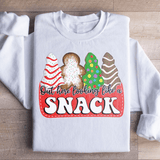 Out Here Looking Like A Snack Christmas Sweatshirt White / S Peachy Sunday T-Shirt