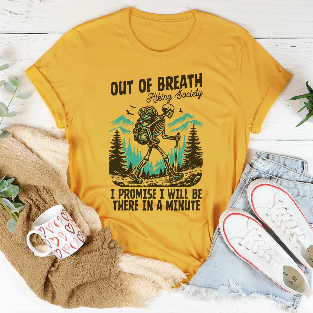 Out Of Breath Hiking Society Tee Mustard / S Peachy Sunday T-Shirt