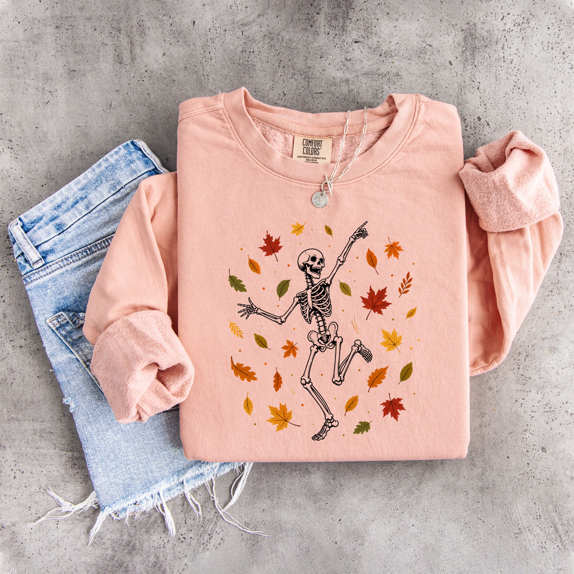 Skeleton Dancing Fall Sweatshirt