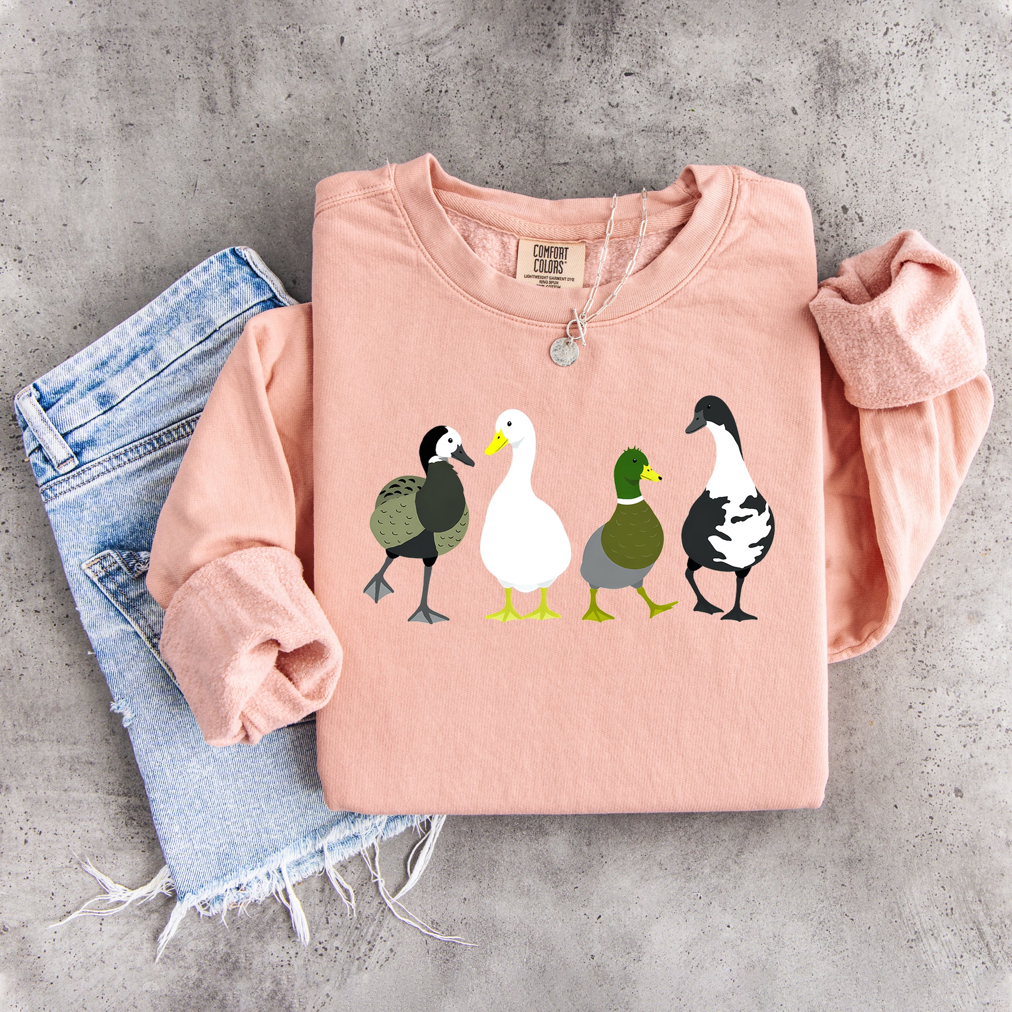 Sweatshirt „Süße Enten-Crew“