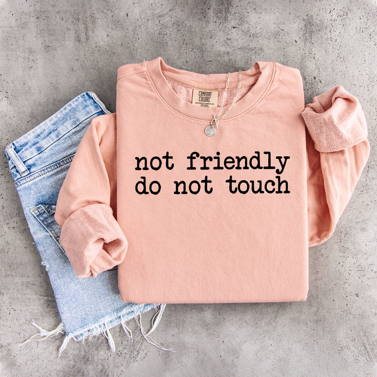 Sudadera «No soy amigable, no tocar»