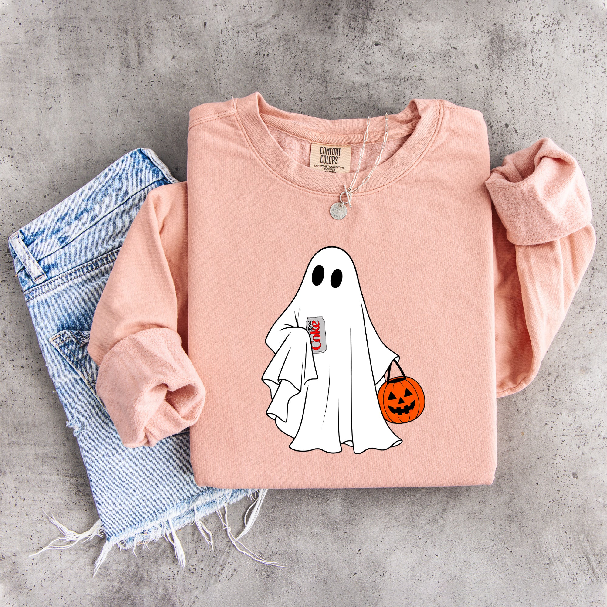 Halloween Diet Coke Ghost Sweatshirt