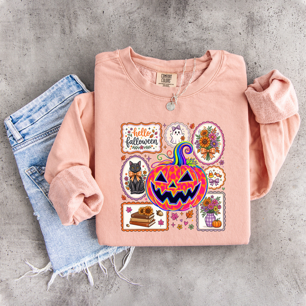 Hallo Falloween-Sweatshirt