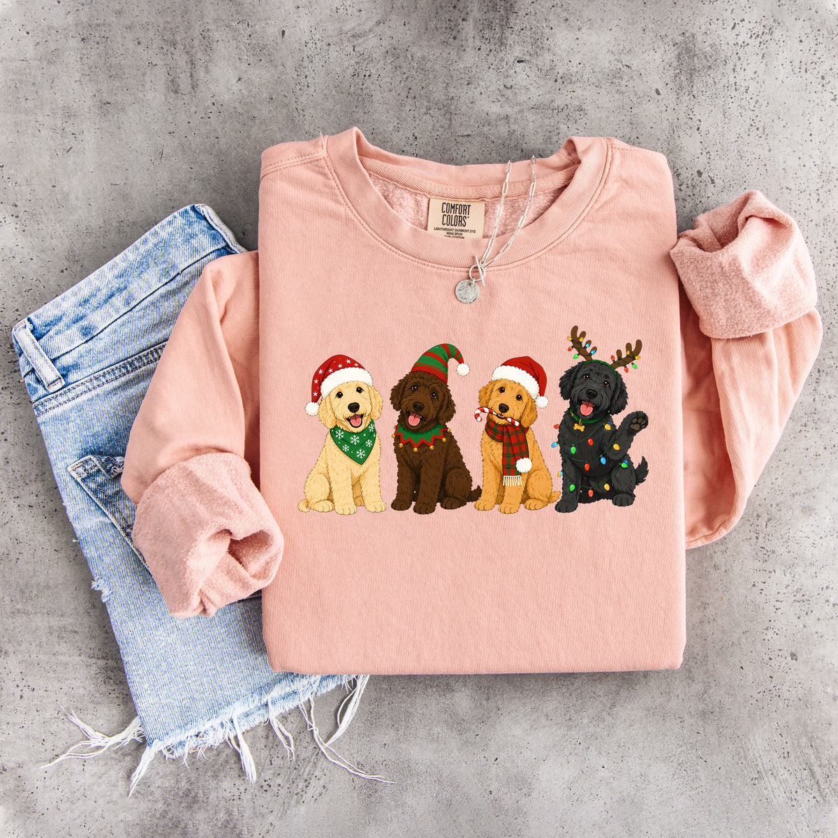 Golden-Doodle-Weihnachtspullover