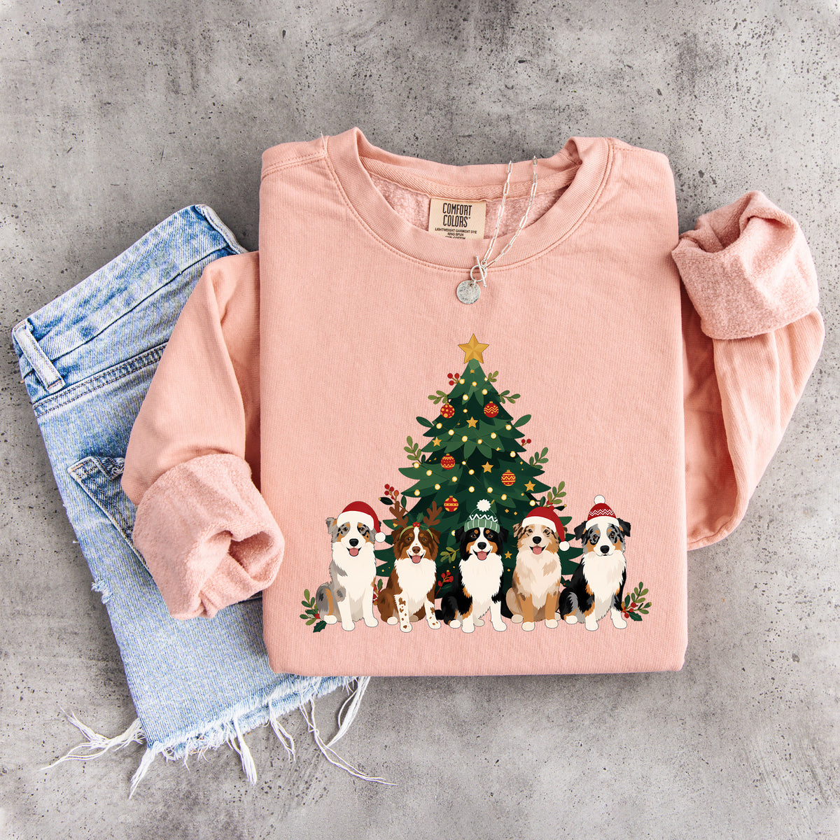 Australian Shepherd Christmas Sweatshirt
