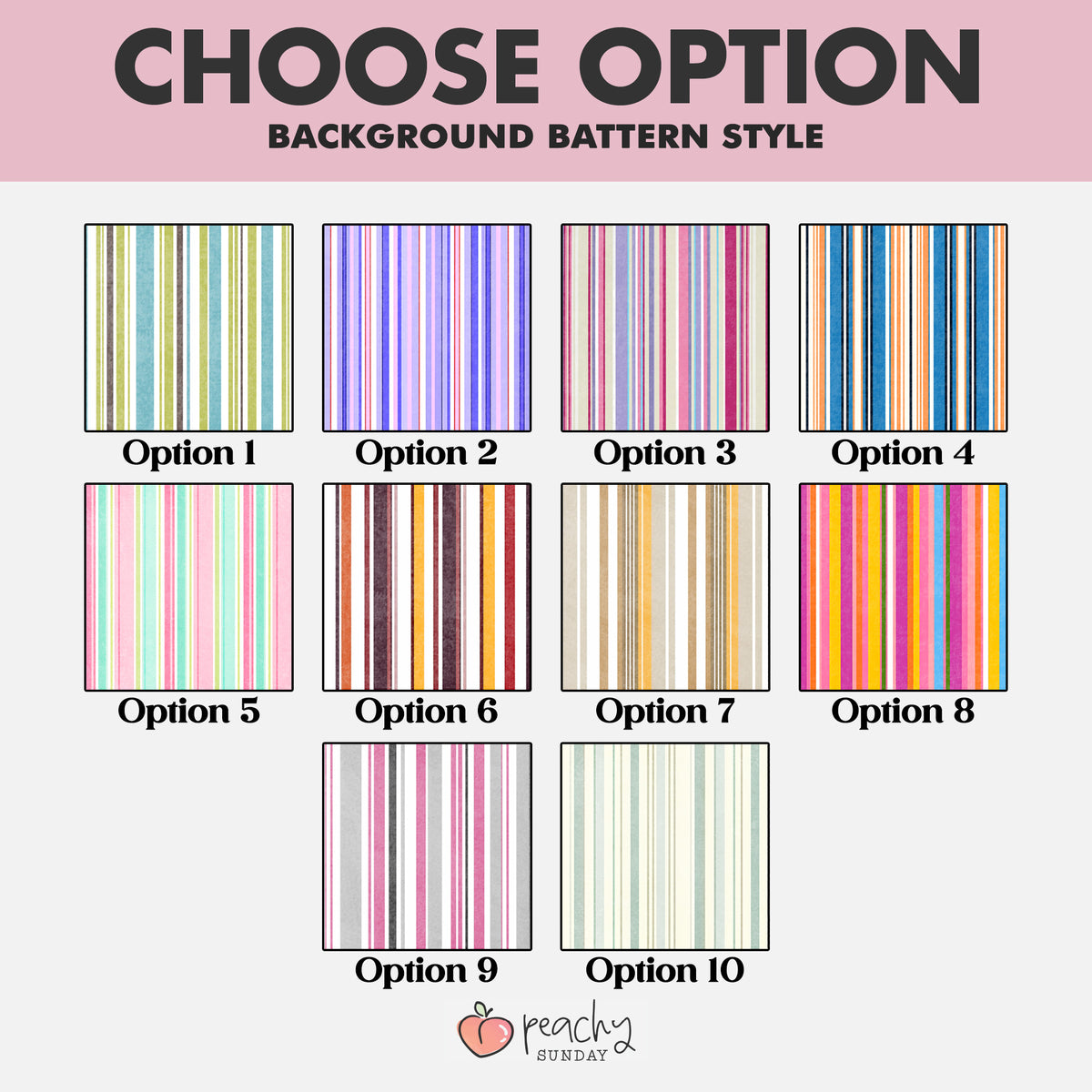 Personalized Pastel Striped Monogram Phone Case