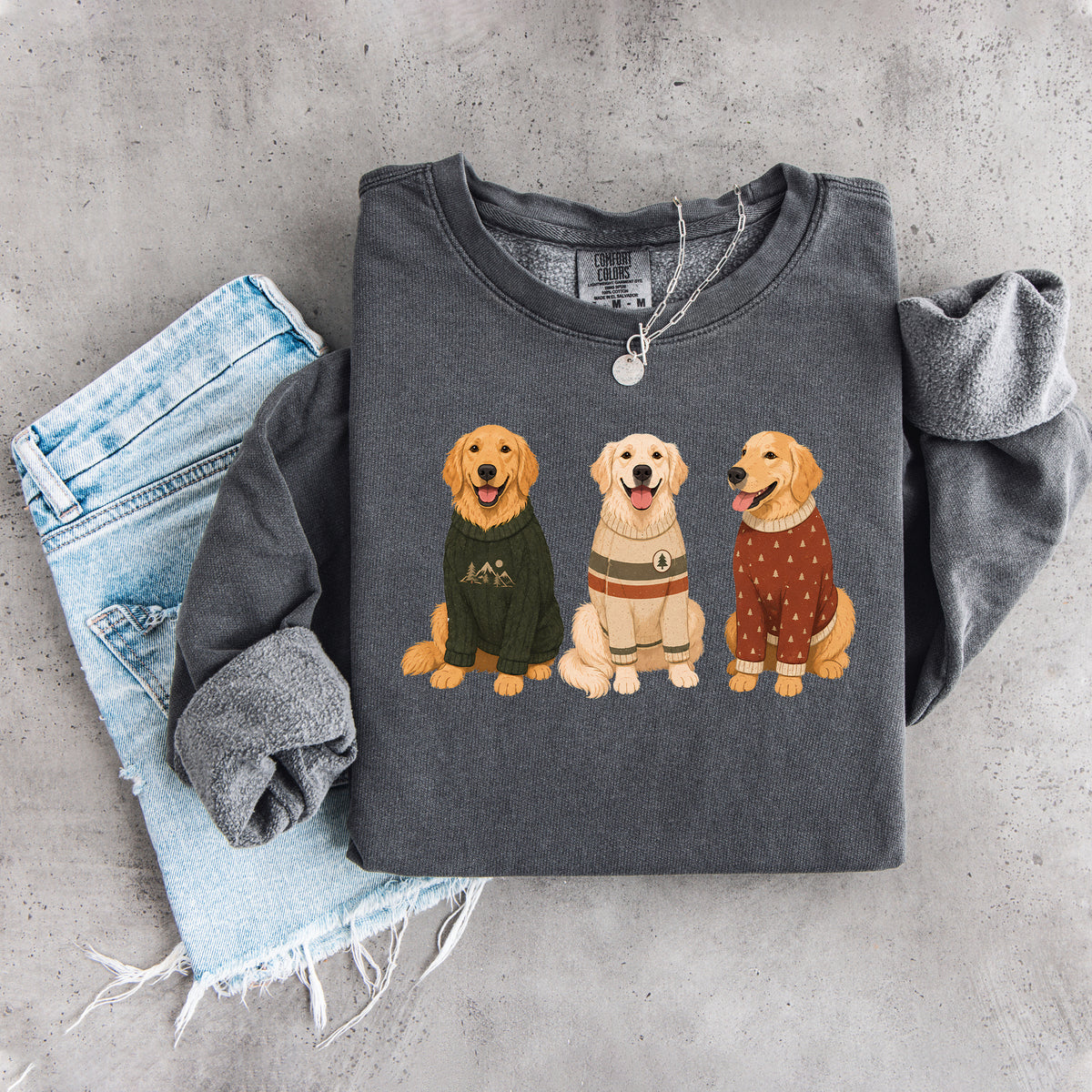Fall Golden Retriever Sweatshirt